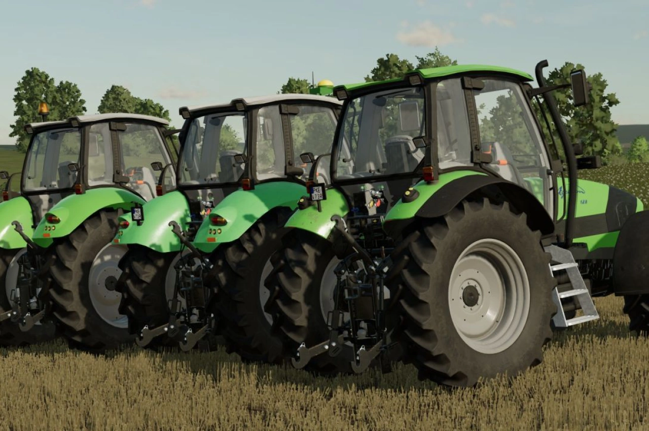 Пакет тракторів Deutz Fahr Agrotron для Farming Simulator 22