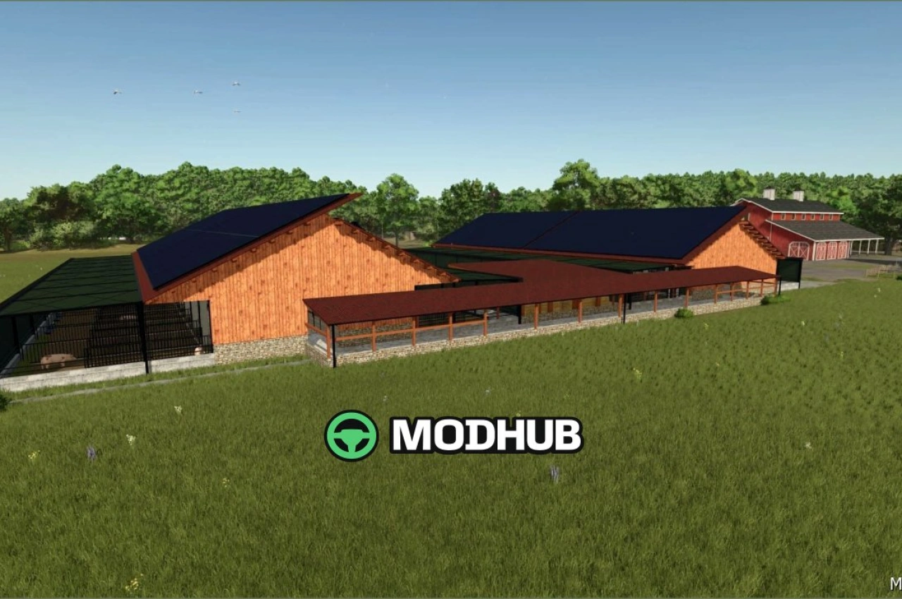 Автоматизована свинарня для Farming Simulator 25