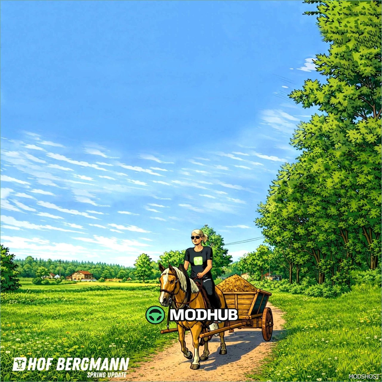 Карта HOF Bergmann (Весняне оновлення) V1.4 для Farming Simulator 25