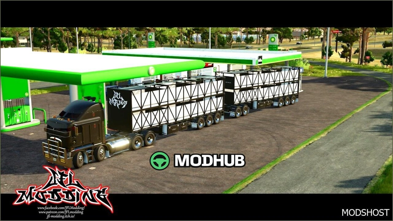 Причепи для худоби Rytrans для Farming Simulator 25