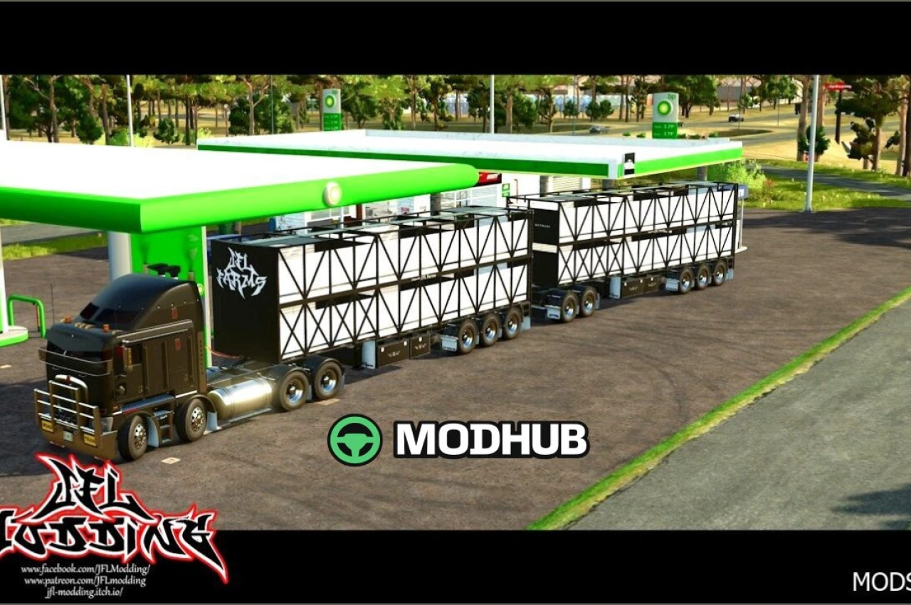 Причепи для худоби Rytrans для Farming Simulator 25