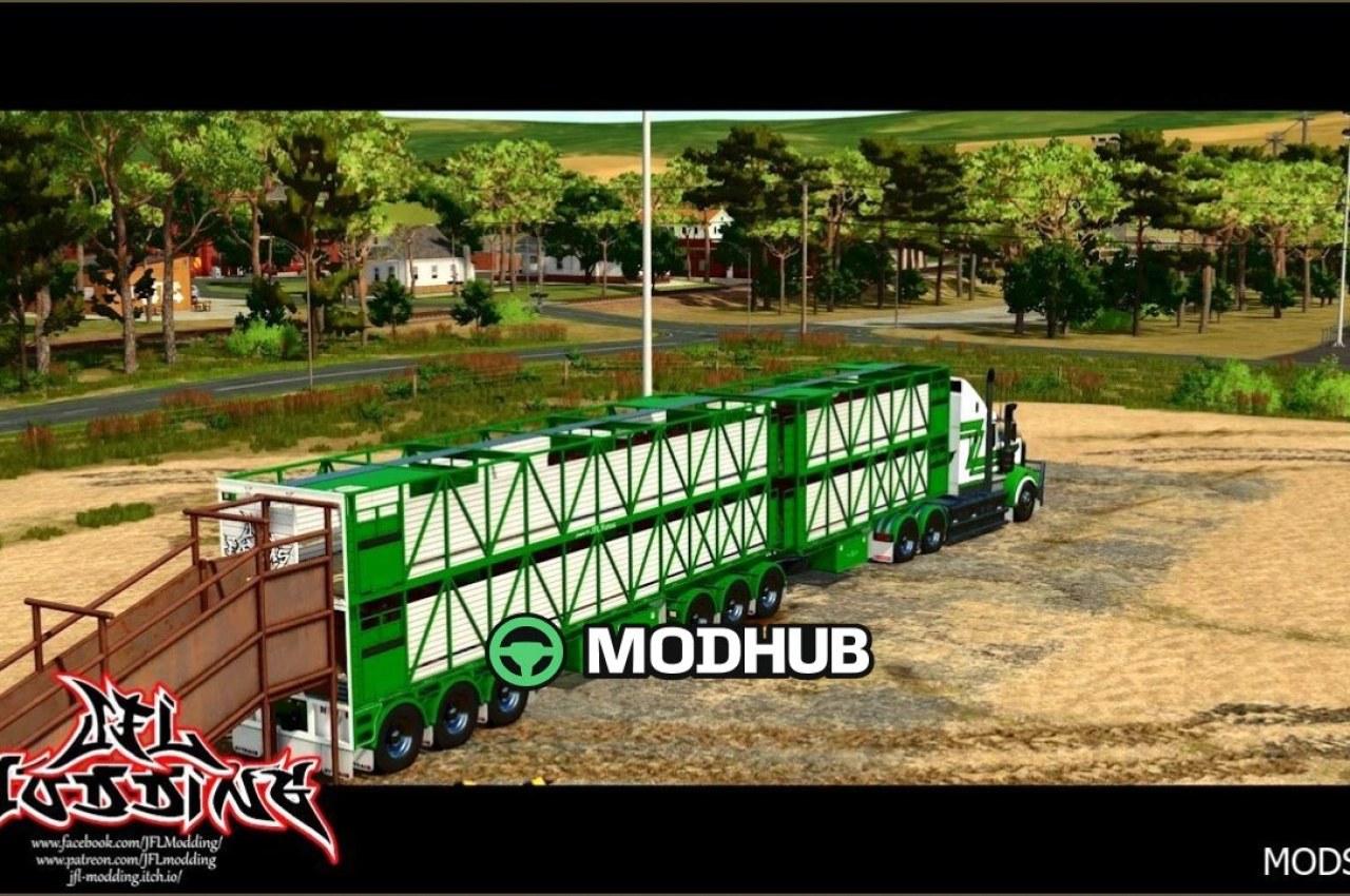 Причепи для худоби Rytrans для Farming Simulator 25