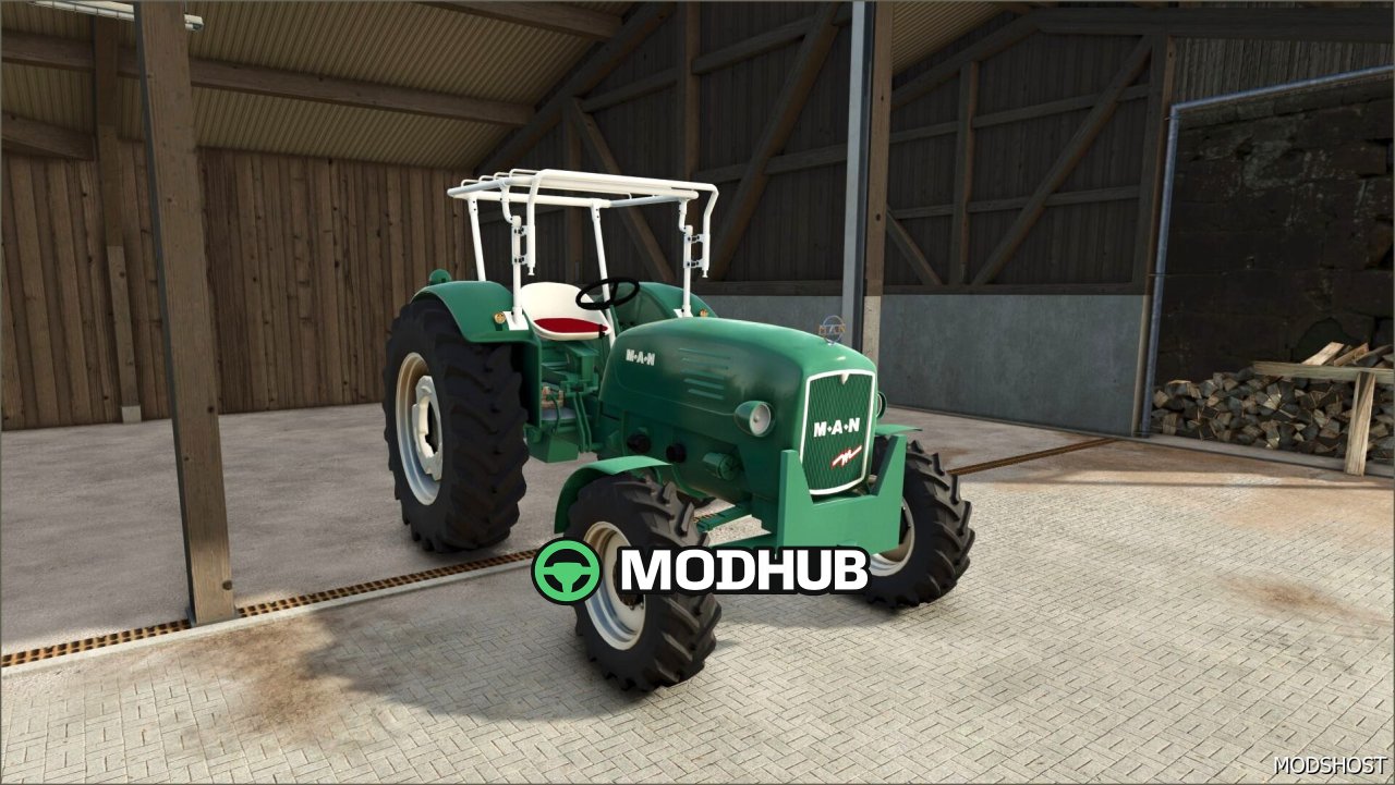 Трактор MAN 2P1/4P1 для Farming Simulator 25