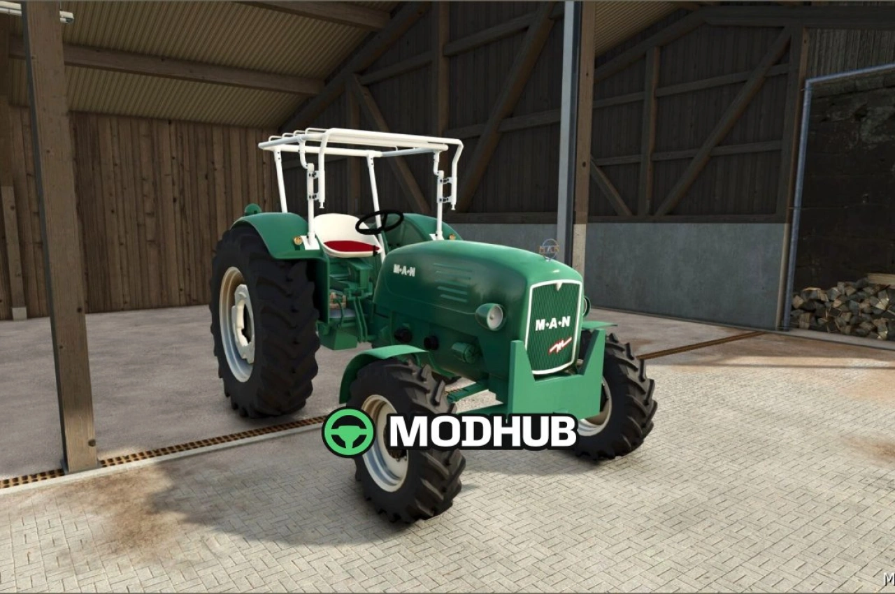 Трактор MAN 2P1/4P1 для Farming Simulator 25