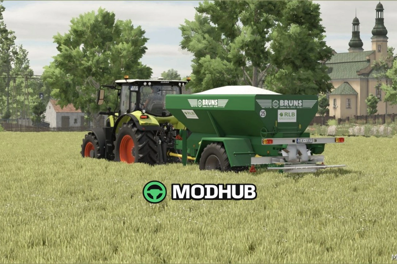 Причіп Bruns MBA 12000 для Farming Simulator 25