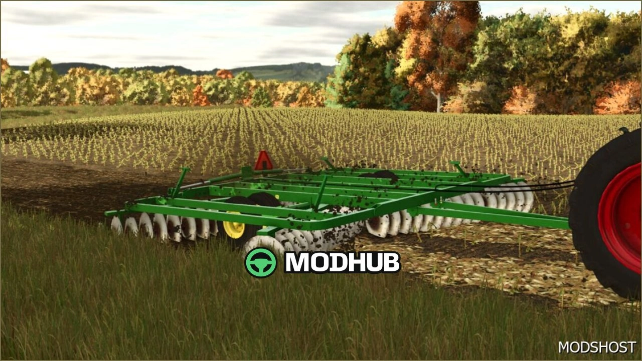 Плуг John Deere 230 Disk для Farming Simulator 25