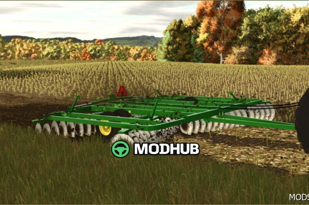 Плуг John Deere 230 Disk для Farming Simulator 25