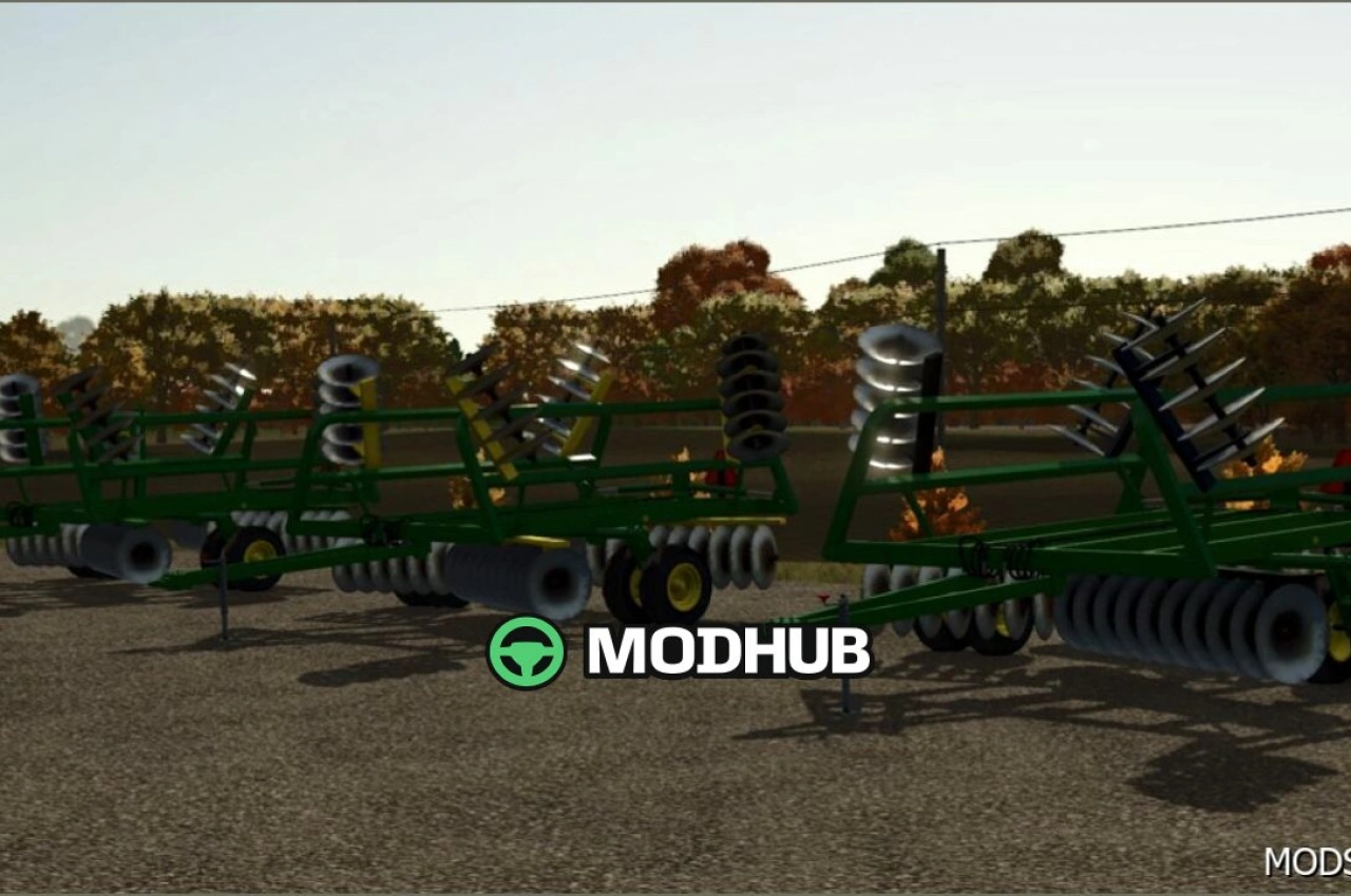 Плуг John Deere 230 Disk для Farming Simulator 25