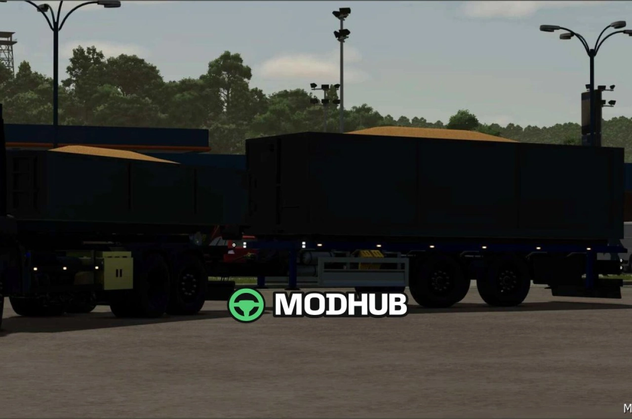 Причепи HKL Container Pack для Farming Simulator 25