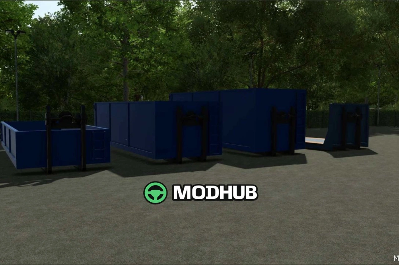 Причепи HKL Container Pack для Farming Simulator 25