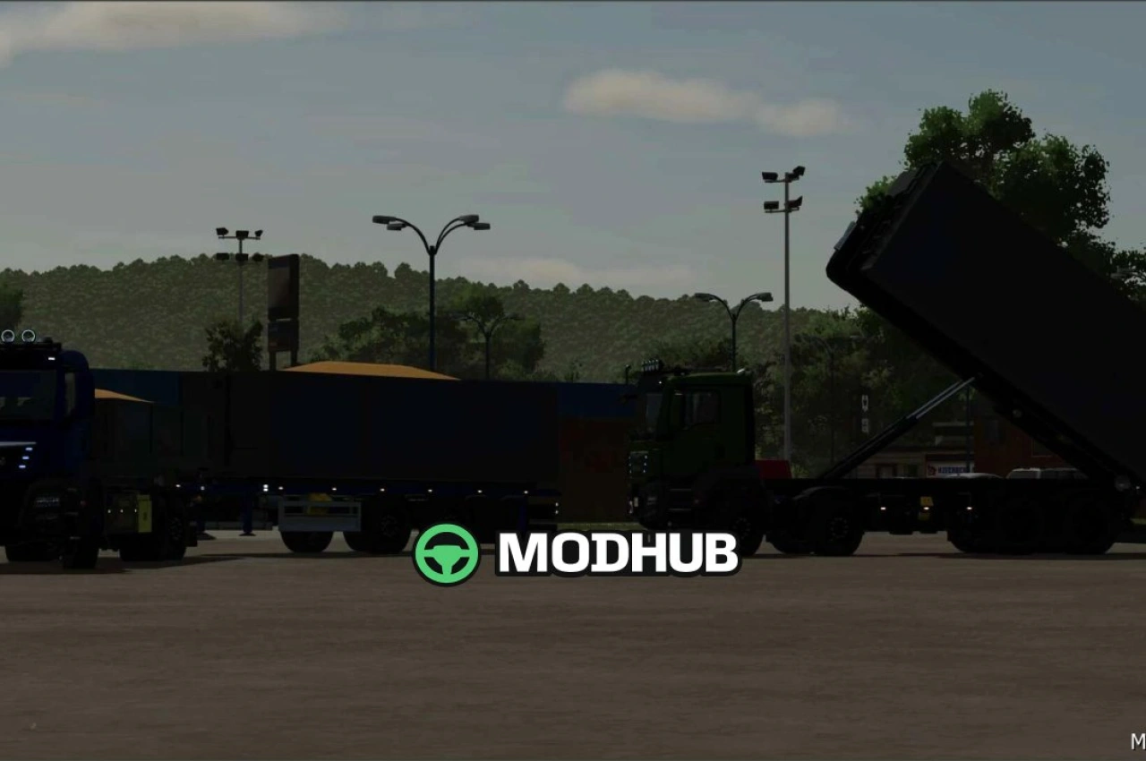 Причепи HKL Container Pack для Farming Simulator 25