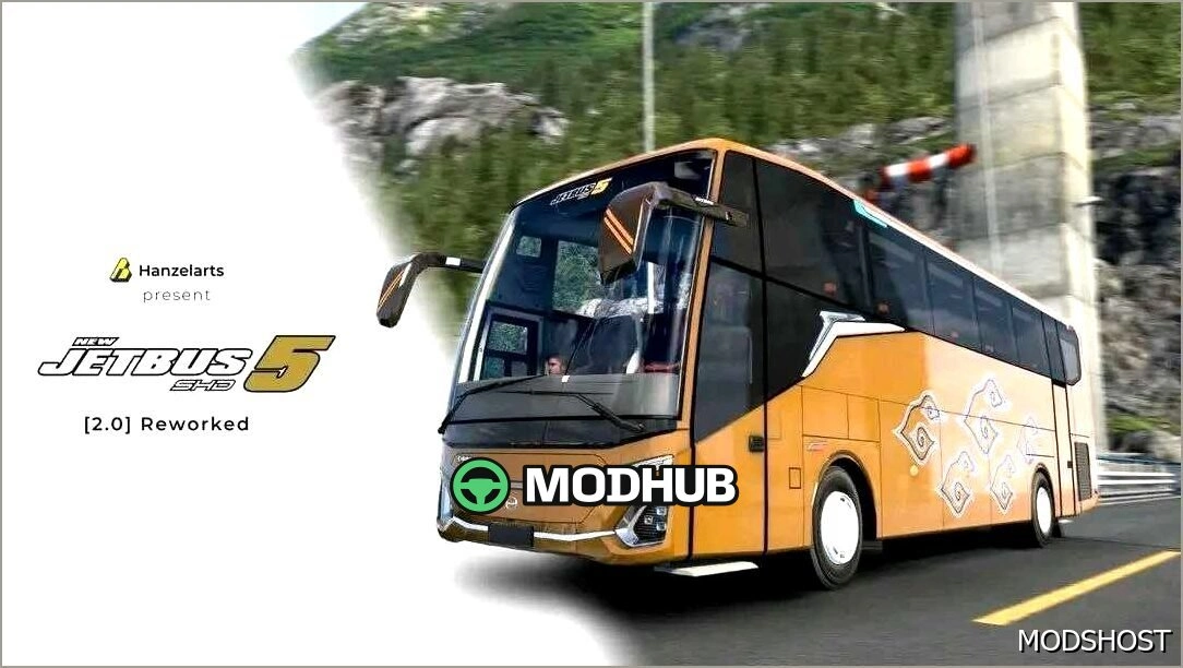 Автобус Jetbus 5 SHD Pack для Euro Truck Simulator 2