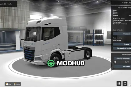 Truck Paccar EX D2 1000 DAF XF for Euro Truck Simulator 2