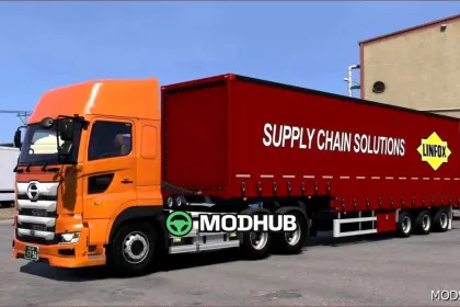 Wika Curtainsider 40FT Trailer for Euro Truck Simulator 2