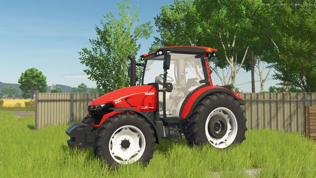 Powerful Turkish Tractor Başak 5120 RedPower for Realistic Farm in FS25