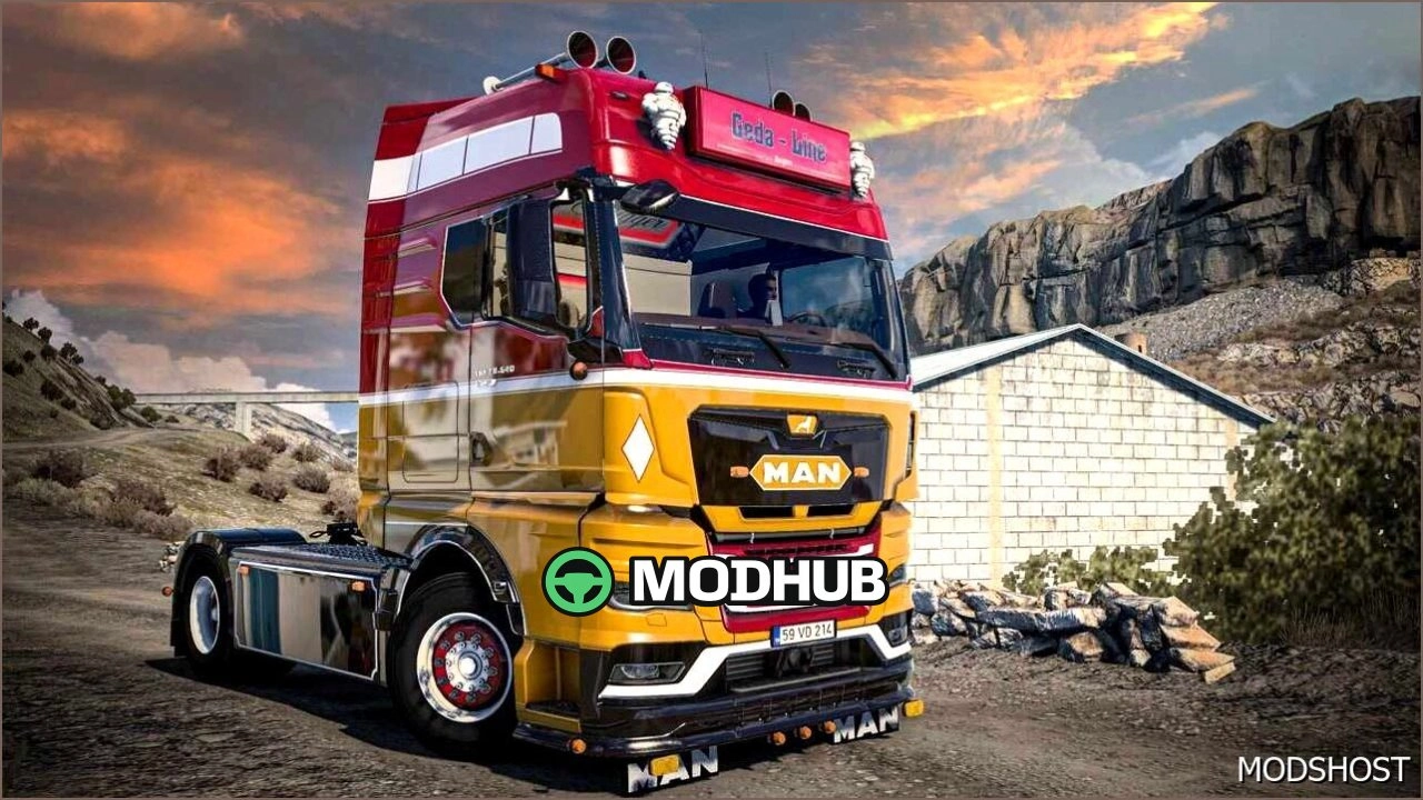 Вантажівка MAN TG3 2020 SCT Desing для Euro Truck Simulator 2
