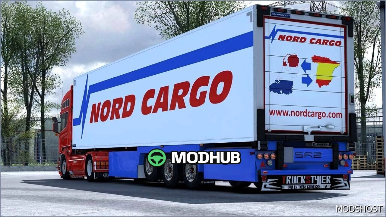 Причіп Freds Lamberet SR2 V3.0 для Euro Truck Simulator 2