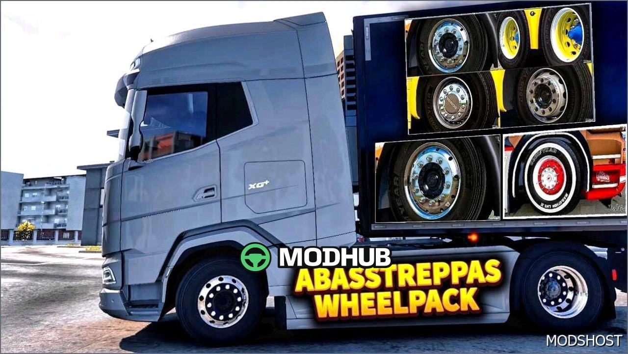 Комплект коліс Abasstreppas для Euro Truck Simulator 2