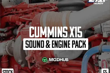 Cummins X15 Motor und Soundpack V1.1 für American Truck Simulator