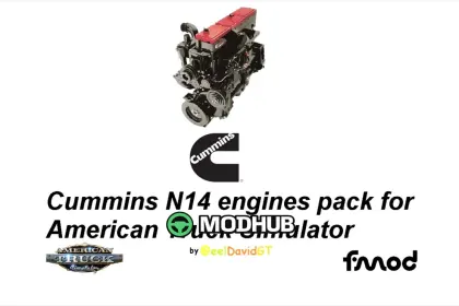Cummins N14 Motoren Pack V 2.0 für American Truck Simulator