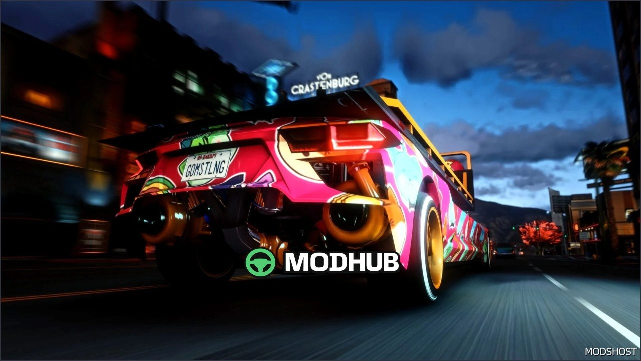 Вантажівка Invetero Flatrider D10 для GTA 5