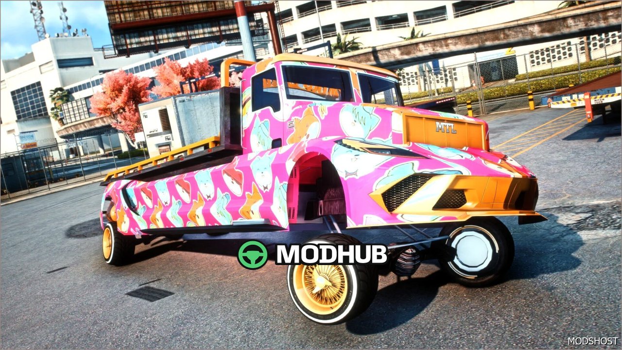 Вантажівка Invetero Flatrider D10 для GTA 5