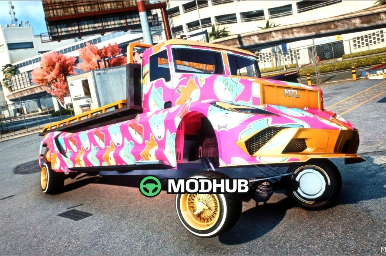 Вантажівка Invetero Flatrider D10 для GTA 5