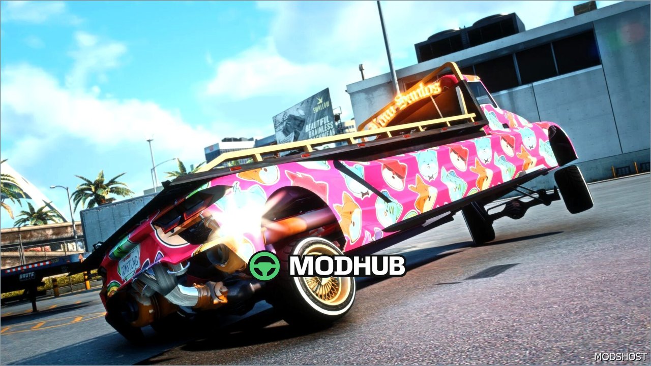 Вантажівка Invetero Flatrider D10 для GTA 5