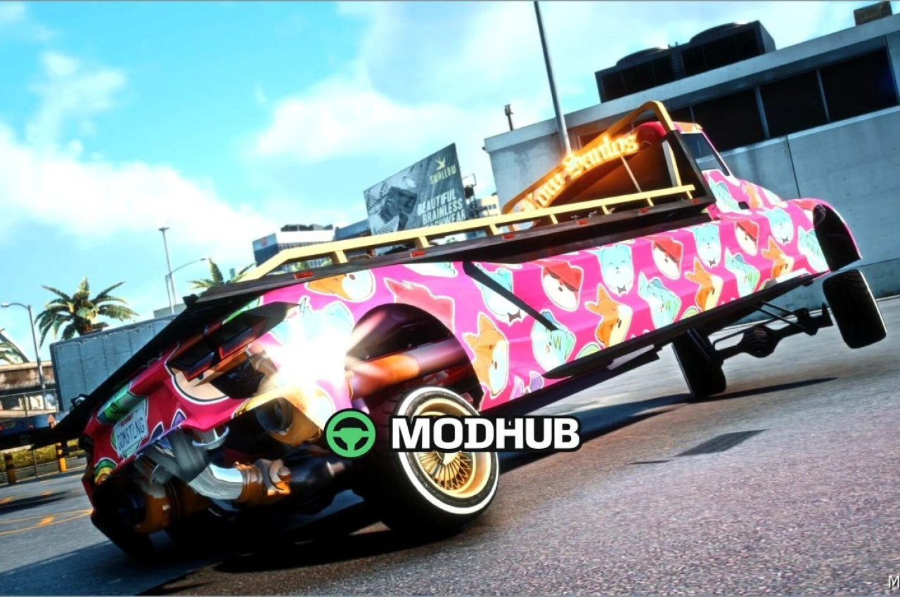 Вантажівка Invetero Flatrider D10 для GTA 5