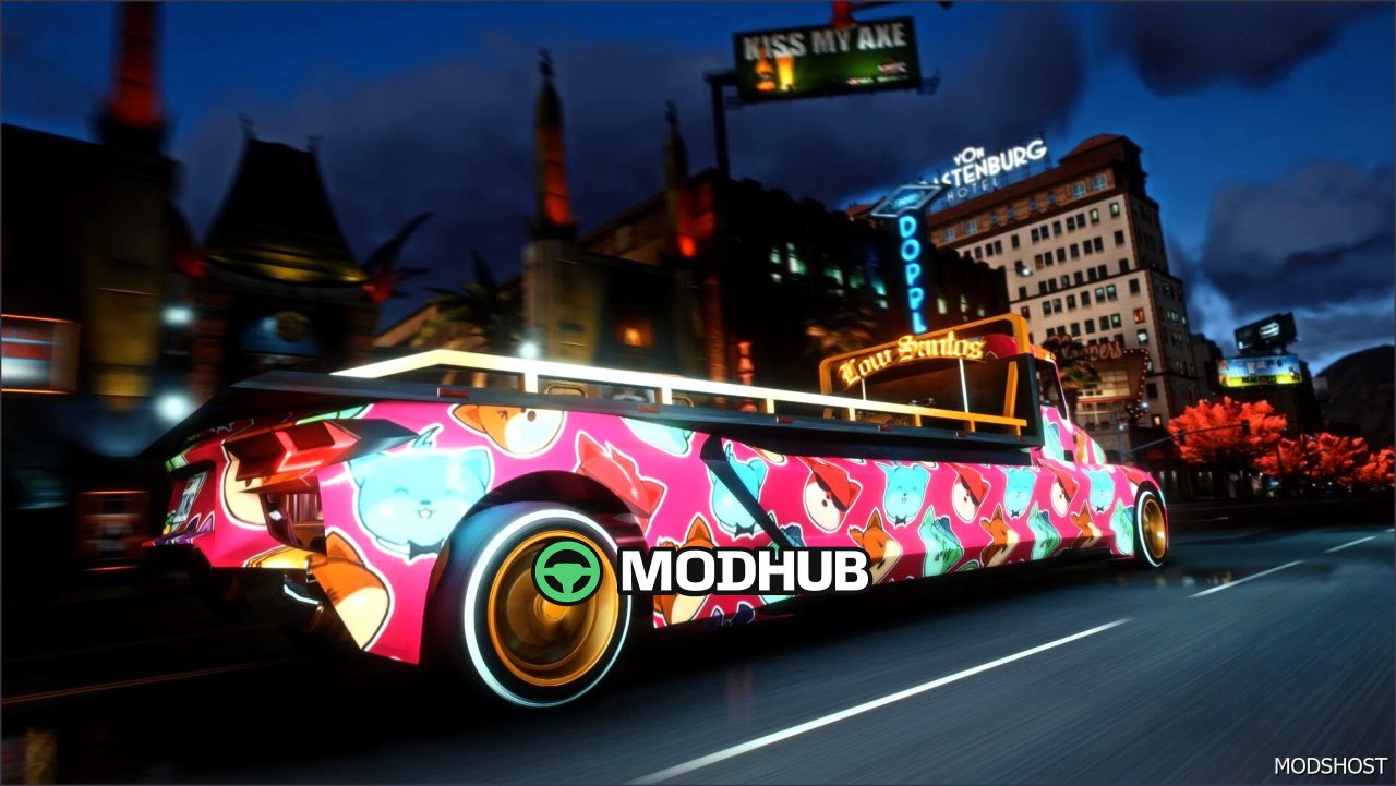 Вантажівка Invetero Flatrider D10 для GTA 5