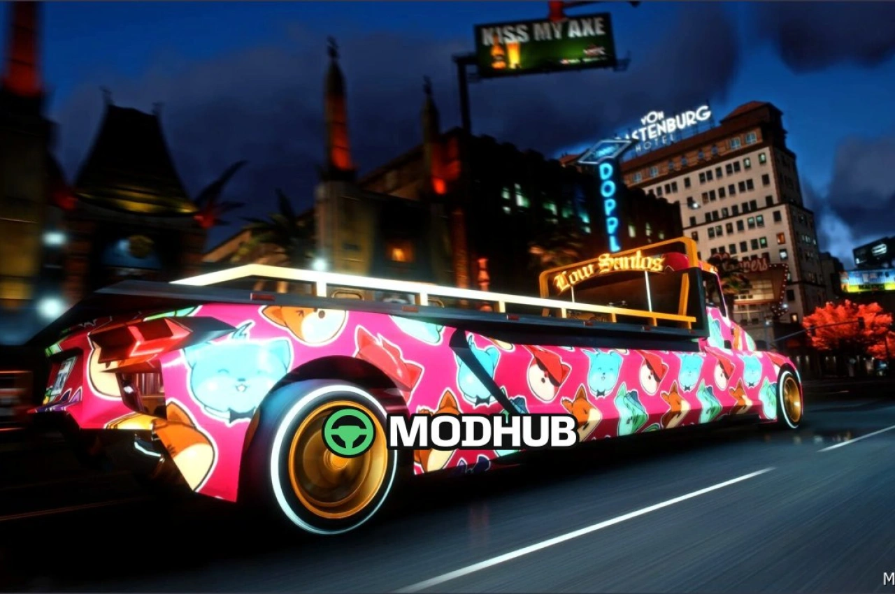 Вантажівка Invetero Flatrider D10 для GTA 5