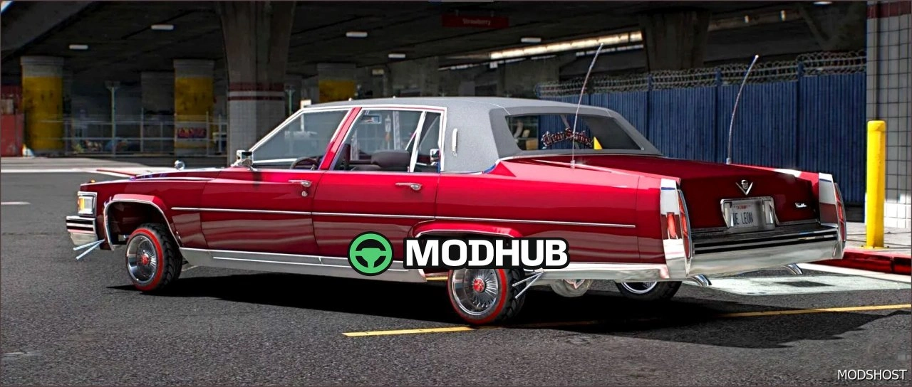 Автомобіль Cadillac Fleetwood 1985 Lowrider для GTA 5