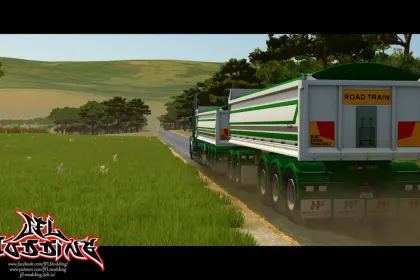 Effiziente Howard Porter Truck Trailers für FS25 — Kipper, Dog Trailer und Road Train — 1