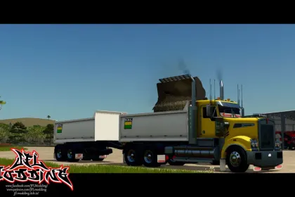 Effiziente Howard Porter Truck Trailers für FS25 — Kipper, Dog Trailer und Road Train — 3