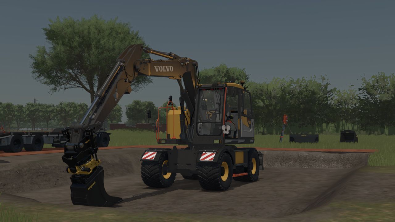 Koparka Volvo EWR150 Edit do Farming Simulator 25