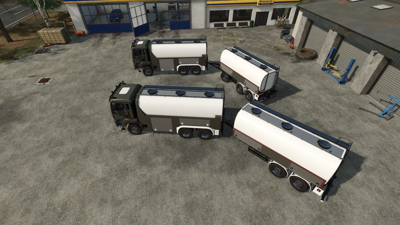 MAN Truck Milk Transporter Pack for Farming Simulator 25