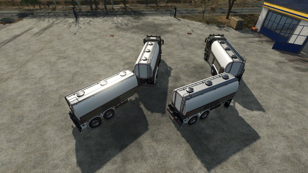 MAN Truck Milk Transporter Pack for Farming Simulator 25