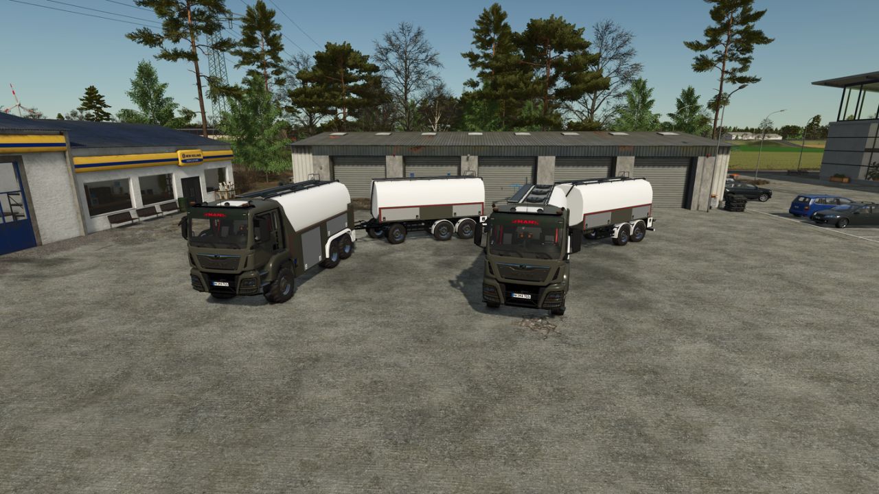 Milk Truck Man Milk Transport Pack for Farming Simulator 25
