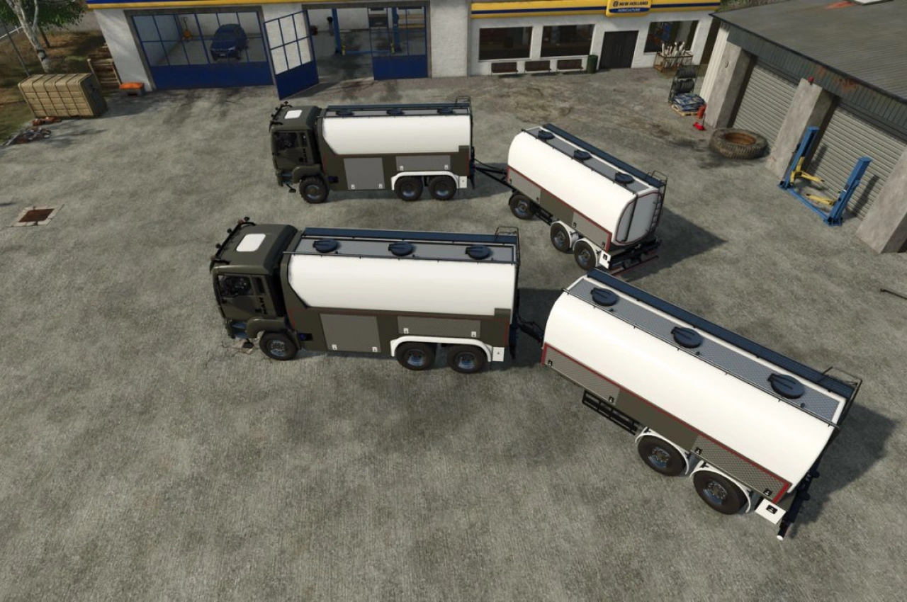 Вантажівка для молока Man Milk Transport Pack для Farming Simulator 25