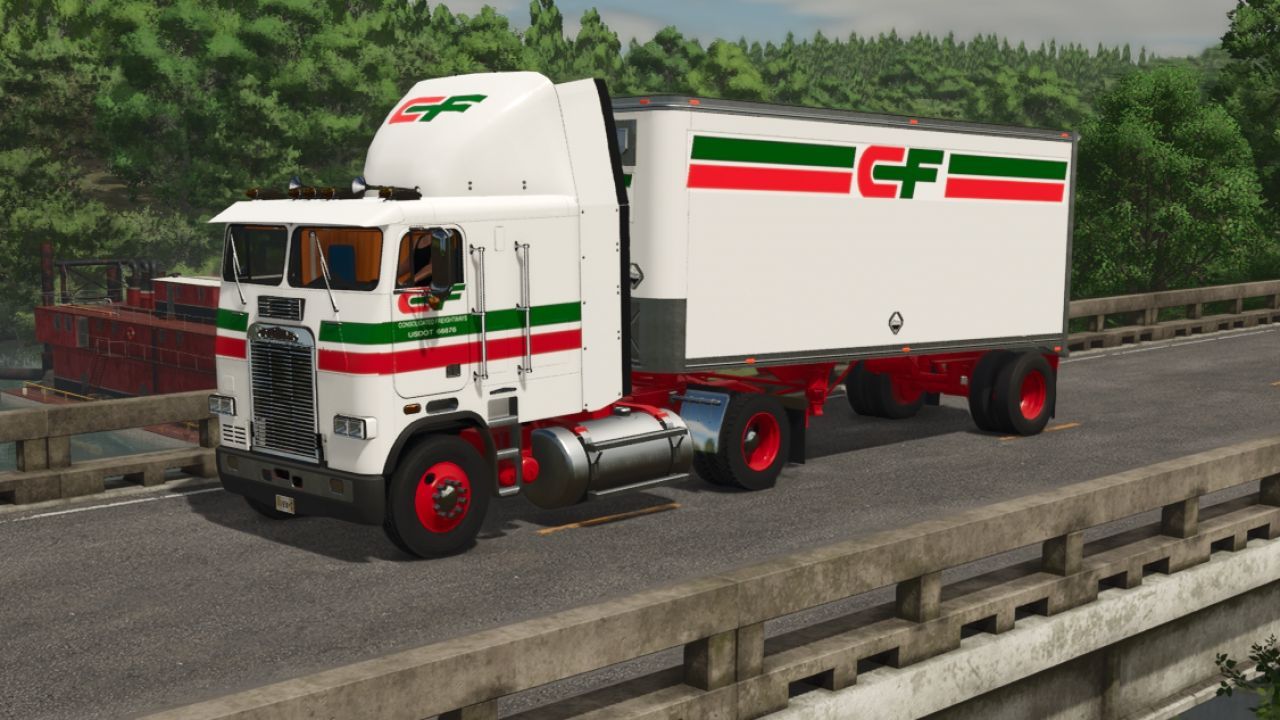 Вантажівка Freightliner FLT Cabover для Farming Simulator 25