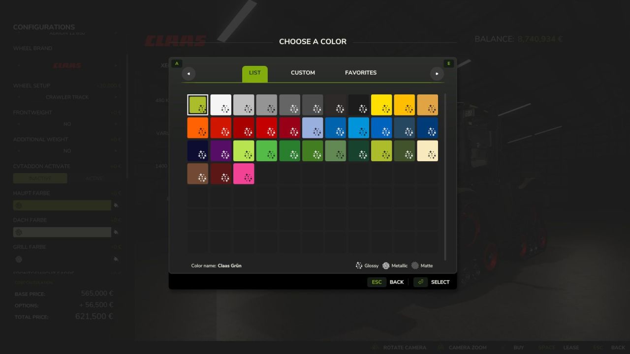 Трактор Claas Xerion 12.650 для Farming Simulator 25