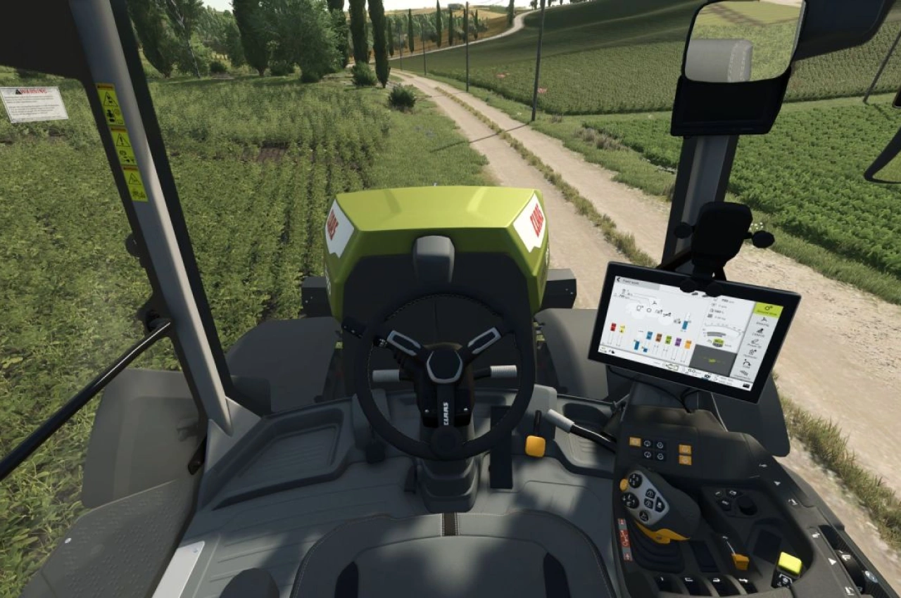 Трактор Claas Xerion 12.650 для Farming Simulator 25