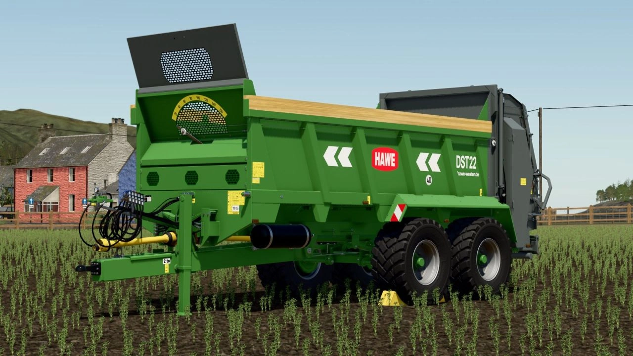 Розкидач гною Hawe DST 22 для Farming Simulator 25