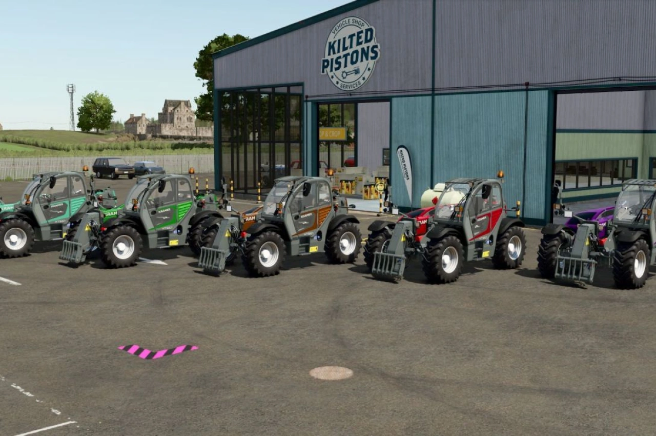 Трактор Kramer KT557 для Farming Simulator 25