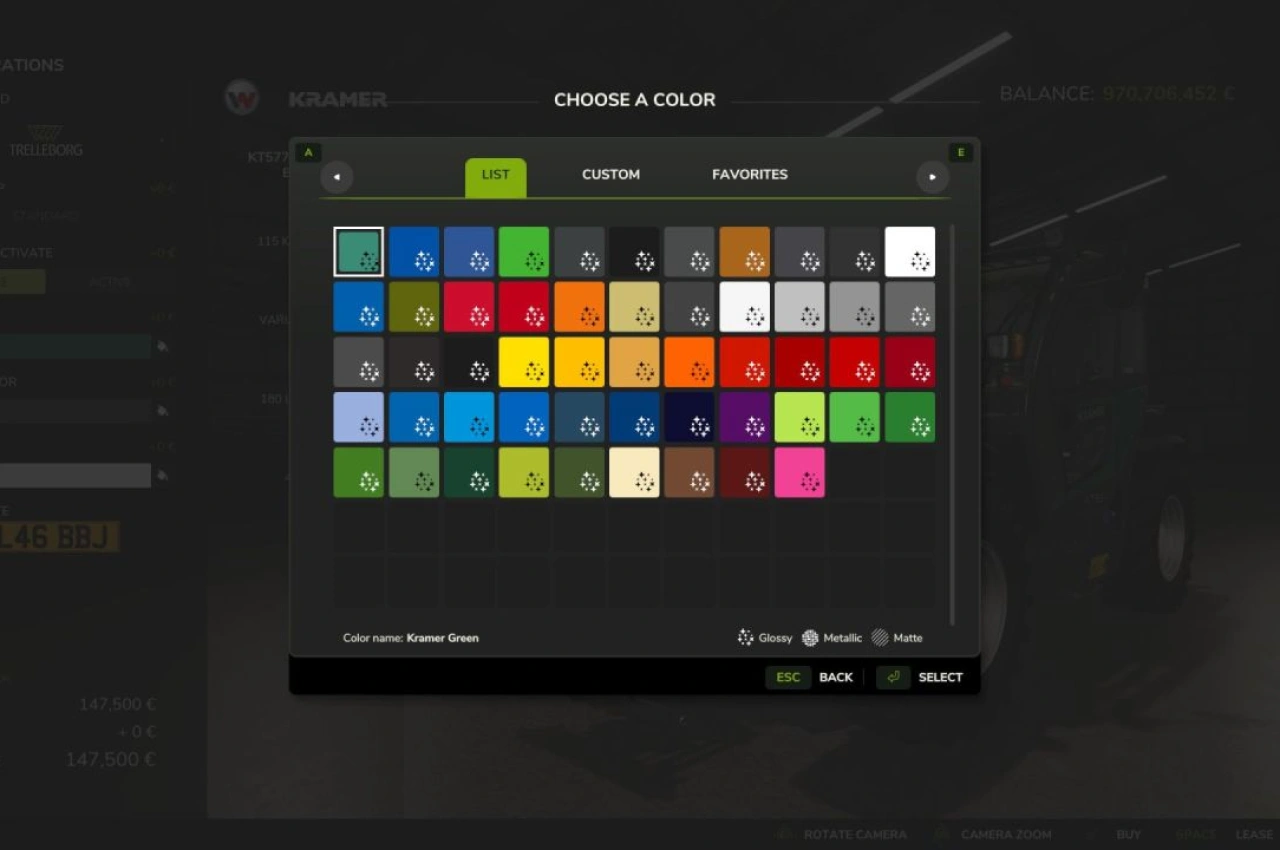 Трактор Kramer KT557 для Farming Simulator 25