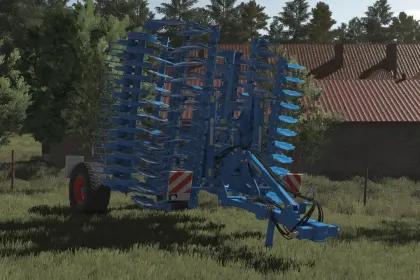 Effizienter Scheibenegge Lemken Heliodor 9/600 6 m für FS25