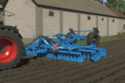 Effizienter Scheibenegge Lemken Heliodor 9/600 6 m für FS25 — 2