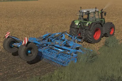 Effizienter Scheibenegge Lemken Heliodor 9/600 6 m für FS25 — 3