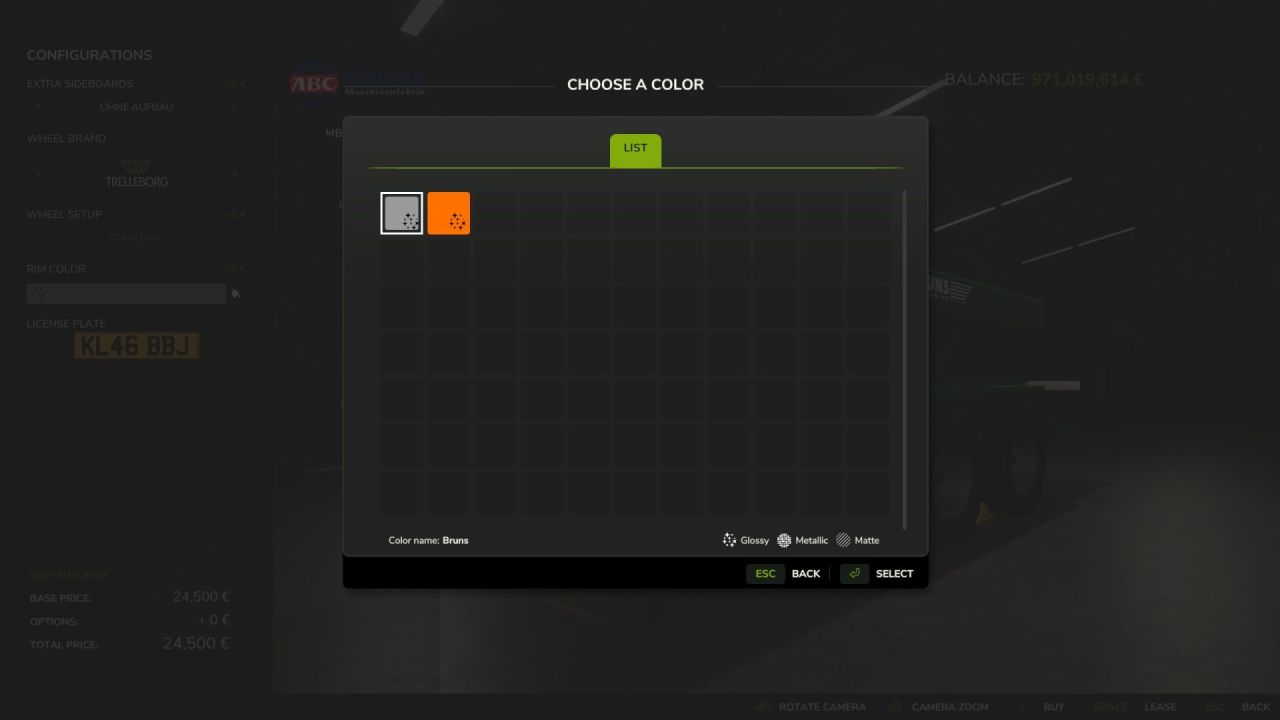 Manure Spreader Bruns MBA-22000 for Farming Simulator 25