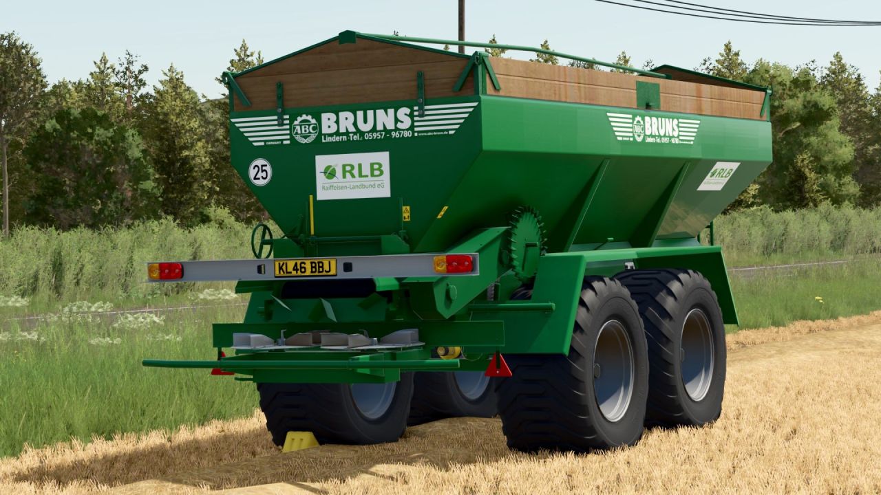 Manure Spreader Bruns MBA-22000 for Farming Simulator 25